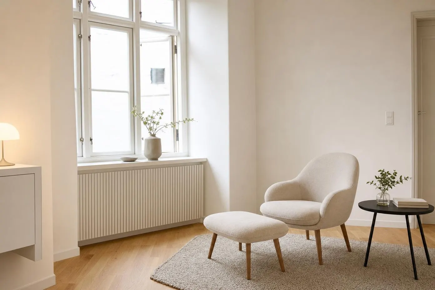 Style Minimaliste : coin bureau