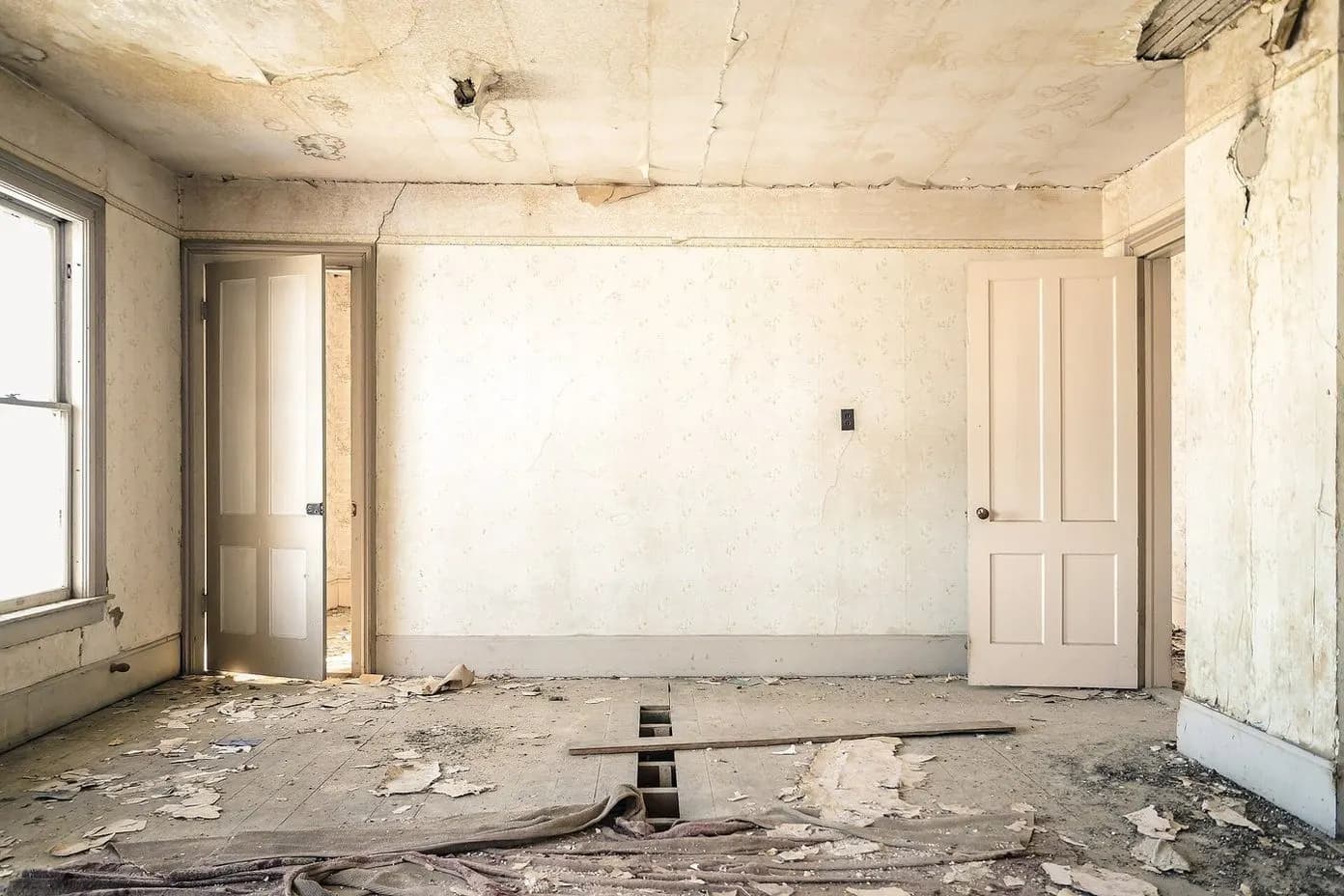 Rénover les surfaces : la photo d'origine